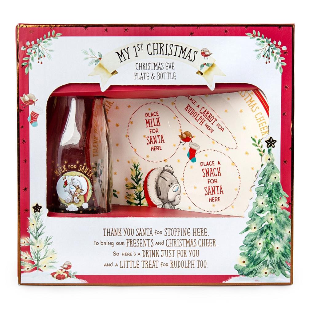 My 1st Christmas Plate & Bottle For Santa Tiny Tatty Teddy Gift Set Extra Image 2